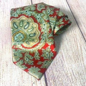 Christian Dior Monsieur Silk Tie Christmas Colors